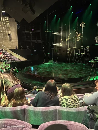 National Theatre - Olivier Stalls K3 view from seat photo