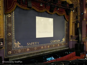 Palace Theatre Circle A33 view from seat photo