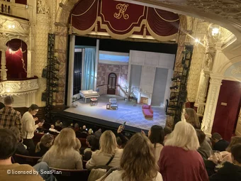 Richmond Theatre Dress Circle F3 view from seat photo