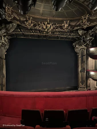 His Majesty's Theatre Royal Circle D25 view from seat photo
