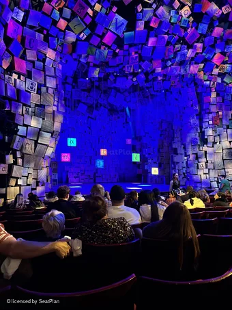 Cambridge Theatre Stalls M28 view from seat photo