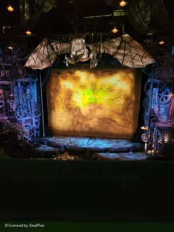 Apollo Victoria Theatre Dress Circle A19 view from seat photo