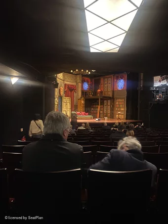 Duchess Theatre Stalls O28 view from seat photo