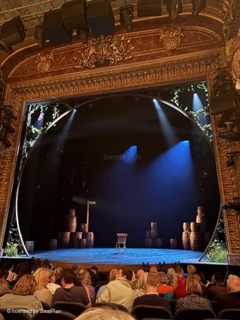 Theatre Royal Haymarket Stalls K5 view from seat photo