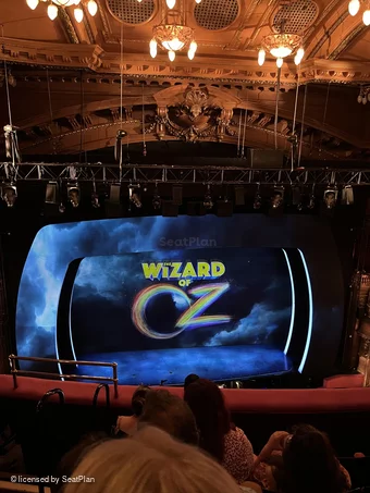 London Palladium Grand Circle E32 view from seat photo