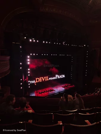 Dominion Theatre Circle E48 view from seat photo