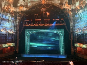 London Coliseum Dress Circle B28 view from seat photo