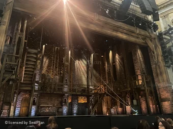 Victoria Palace Theatre Stalls D14 view from seat photo