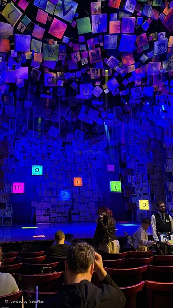 Cambridge Theatre Stalls H20 view from seat photo