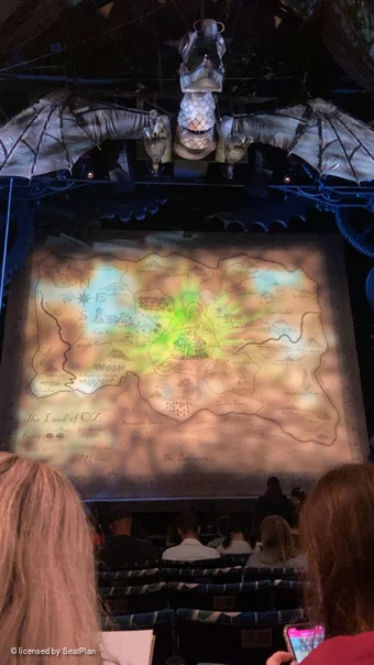 Apollo Victoria Theatre Stalls J28 view from seat photo