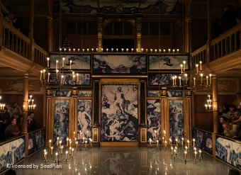 Sam Wanamaker Playhouse Playhouse Lower Gallery B17 view from seat photo