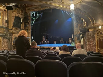 Theatre Royal Haymarket Stalls R1 view from seat photo