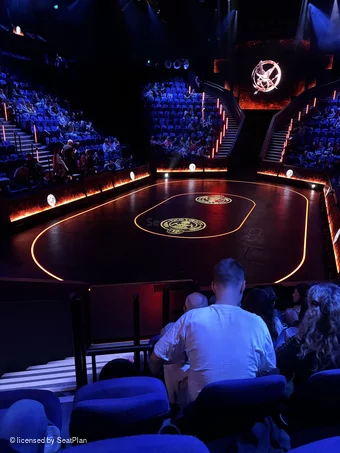 Troubadour Canary Wharf Theatre District 1 F37 view from seat photo