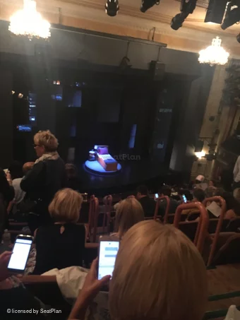 Music Box Theatre Mezzanine H5 view from seat photo