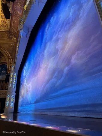 Eugene O'Neill Theatre Orchestra A10 view from seat photo