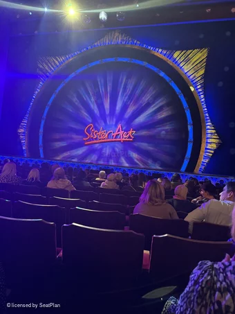 Dominion Theatre Stalls J17 view from seat photo