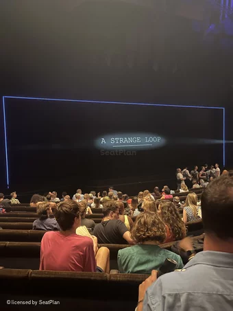 Barbican Theatre Stalls L36 view from seat photo