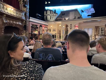 Apollo Theatre Stalls L10 view from seat photo