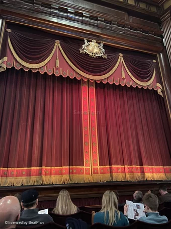 St Martin's Theatre Stalls F5 view from seat photo
