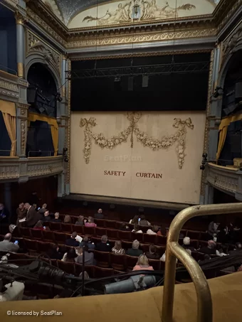 Harold Pinter Theatre Dress Circle A6 view from seat photo