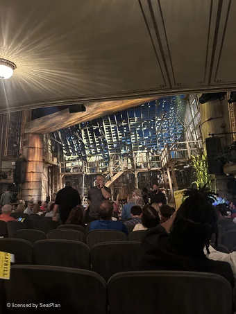 Nederlander Theatre Orchestra N12 view from seat photo