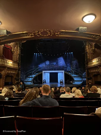 Apollo Theatre Stalls T11 view from seat photo