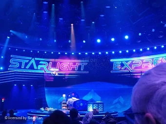 Wembley Park Theatre Platform 2 D34 view from seat photo