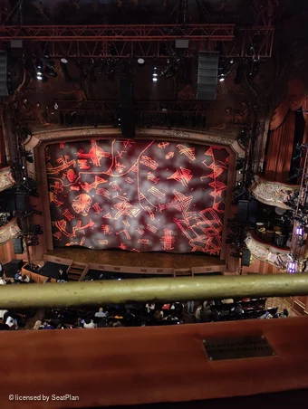 Lyceum Theatre Grand Circle A18 view from seat photo