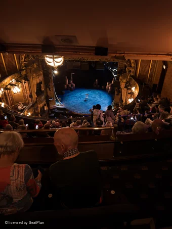 Theatre Royal Haymarket Gallery C2 view from seat photo