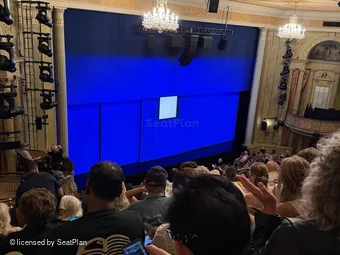 Music Box Theatre Mezzanine J27 view from seat photo
