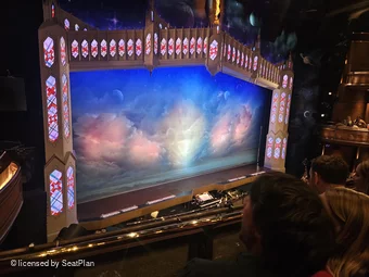 Prince of Wales Theatre Circle B38 view from seat photo