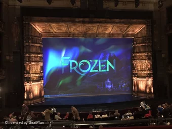 Theatre Royal Drury Lane Royal Circle B31 view from seat photo