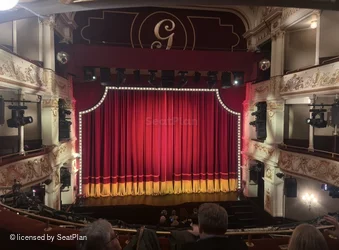 Garrick Theatre Dress Circle C17 view from seat photo