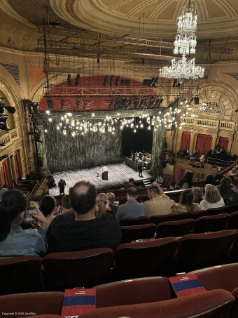 Barrymore Theatre Rear Mezzanine F19 view from seat photo