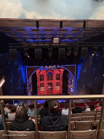 Savoy Theatre Upper Circle F19 view from seat photo