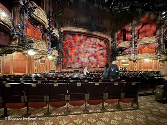 Lyceum Theatre Stalls S36 view from seat photo