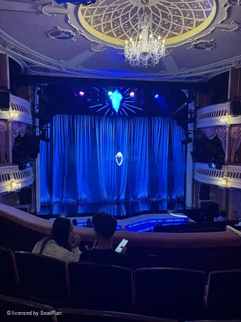 Criterion Theatre Dress Circle D18 view from seat photo