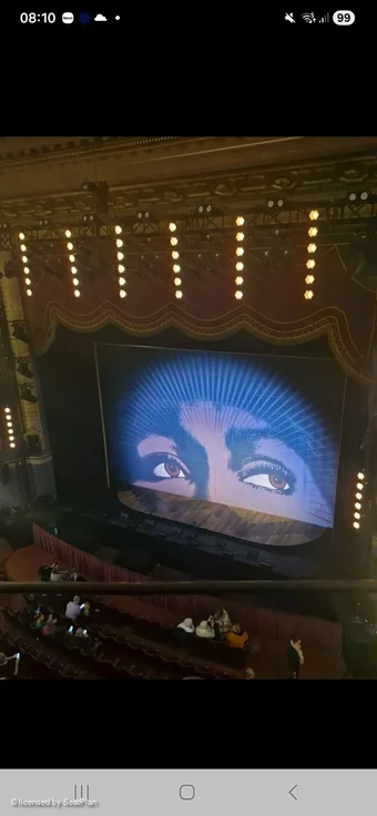 Palace Theatre Grand Tier A10 view from seat photo