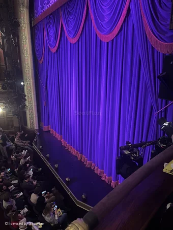Lyceum Theatre Mezzanine Box A2 view from seat photo