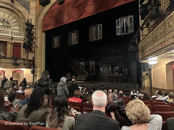 Barrymore Theatre Orchestra L12 view from seat photo