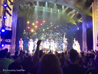 Hudson Theatre Orchestra K107 view from seat photo