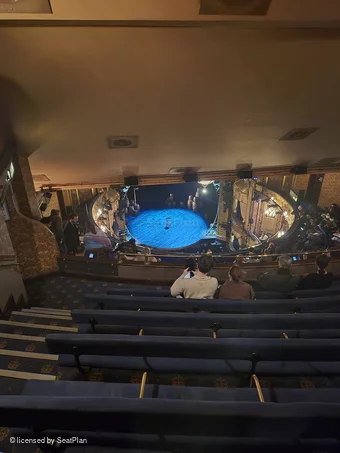 Theatre Royal Haymarket Gallery G14 view from seat photo