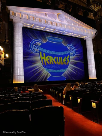 Theatre Royal Drury Lane Stalls M39 view from seat photo