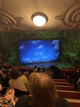 London Coliseum Upper Circle H41 view from seat photo