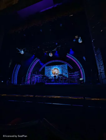 Sunderland Empire Stalls B16 view from seat photo