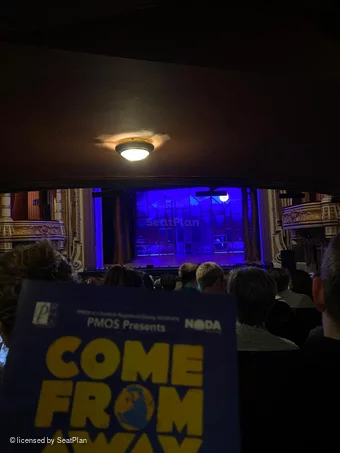 King's Theatre Glasgow Stalls S13 view from seat photo