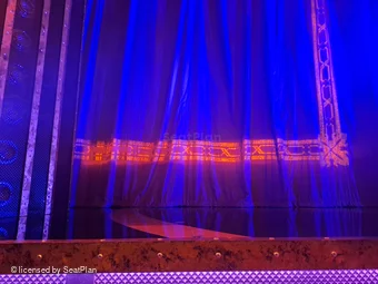 Vaudeville Theatre Stalls AZ1 view from seat photo