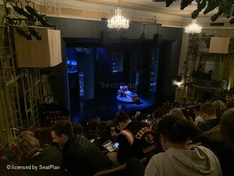 Music Box Theatre Mezzanine H27 view from seat photo