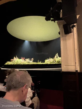 Garrick Theatre Stalls D1 view from seat photo