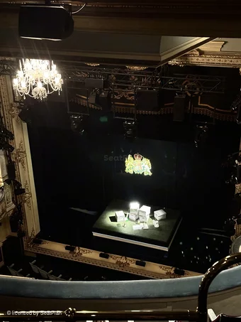 Wyndham's Theatre Grand Circle F6 view from seat photo